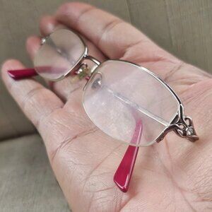 Vogue Eyewear Women Glasses Frame Gold Tone Half Rim Eyeglasses VO3850